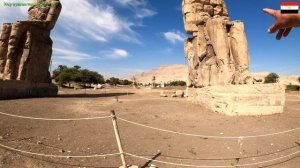Колоссы Мемнона.Бензин дешевле воды в Египте.