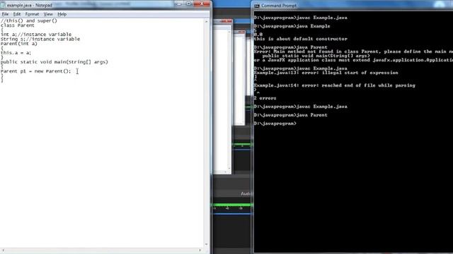 JAVA this() in constructor смотреть онлайн
