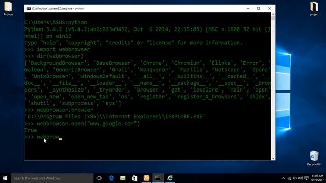 Part 20-Webbrowser module in Python(Hindi)