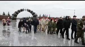 Захоронение останков бойцов - Москва