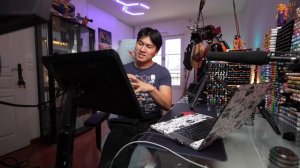 Je dessine Luffy Gear 5 sur la tablette graphique XP-PEN Artist 22 plus