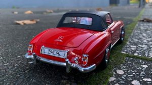 Mercedes Benz 190 SL 1955 by Welly Nex 1:18 scale