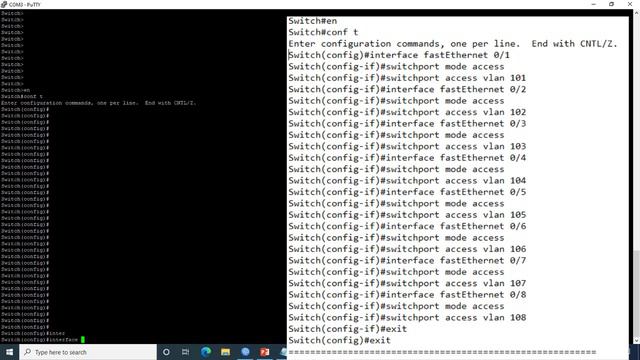 Cisco Vlan and Trunk Port смотреть онлайн