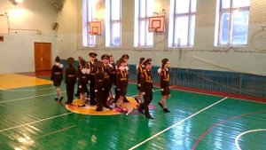 Смотр строя и песни 28.02.2017г. Плац-парад.