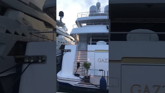 ?? Cannes La Croisette. Beautiful Yachts. Live Summer 2021 #shorts