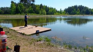 Рыбалка в Беларуси . Рыбалка на карпа . Отдых озеро платник в Малом Стахове.