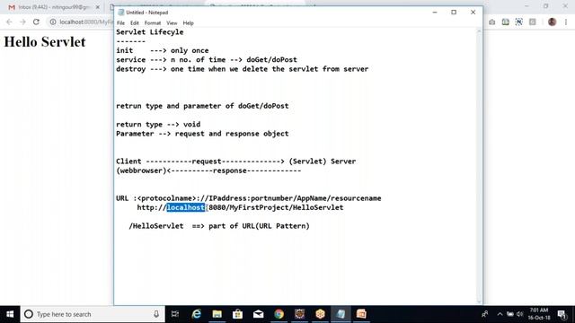 1 First Servlet Program смотреть онлайн