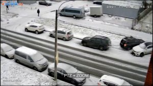 Пример записи с поворотной уличной WiFi камеры c zoom и LED подсветкой 3Мп WPM5X30