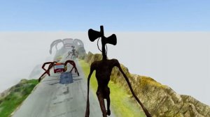 ALL MONSTERS Big & Small Cars Downhill Madness with BUS EATER & MOMMY LONG LEGS – BeamNG Drive
