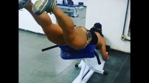 Manda Costa - Video From Instagram Brazilian bodybuilder Woman #2