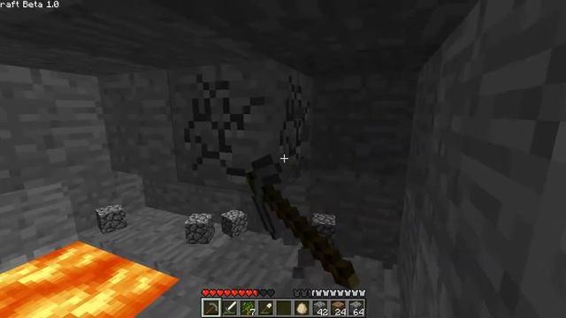 Прохождение minecraft на версии beta 1.0-[4 серия] смотреть онлайн