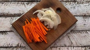 Салат Радуга с картошкой фри