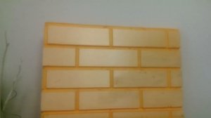 Имитация кирпичной кладки, пенопласт экструдированный.