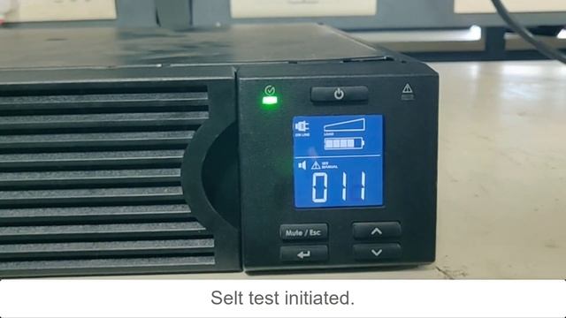 How to Initiate Self Test in UPS SRC2KUXI Through the Display | Schneider Electric Support смотреть онлайн