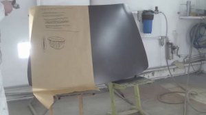 Формирование шагрени и настройка краскопульта