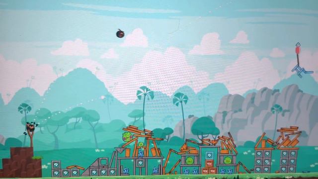 Angry Birds Friends: Journey To Piggy Island Level 11 смотреть онлайн