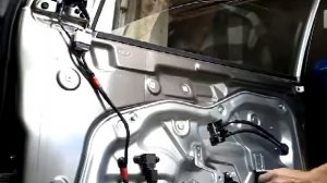 Как снять извлечь заменить стекло передней двери KIA SORENTO(2010)demontaz zamiana szyby drzwi przo