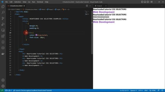 CSS SELECTOR (BASIC - ADVANCE HTML CSS JAVASCRIPT LESSON 13 PART2) -HEARTCODED - TAGALOG