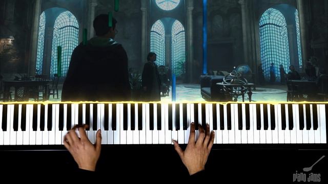 Slytherin Common Room Piano Theme HOGWARTS LEGACY