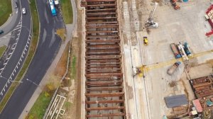 Строительство станций ул.800-летия Москвы и Лианозово + бонус   стройплощадка станции Физтех