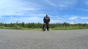 #2 Моноколесо (обучение) Упражнение "Длинный шаг"