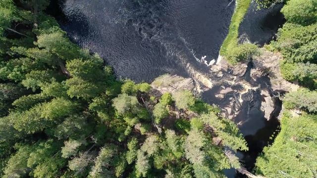 Полет коптера над местом съемок фильма "А зори здесь тихие..." 4k смотреть онлайн