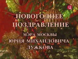 Новогоднее поздравление Мэра Москвы Юрия Лужкова (2008)