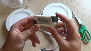Как выбрать светодиодный точечный светильник - Распаковка