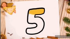 Drawing the number 5/Рисование цифры 5
