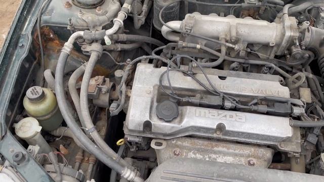 Car For Parts - Mazda 323 1998 1.5L 65kW Gasoline Mechanical Sedan 4/5 d. Green A7097