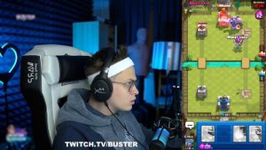 БУСТЕР ПЕРВЫЙ РАЗ ИГРАЕТ В КЛЕШ РОЯЛЬ / BUSTER CLASH ROYALE