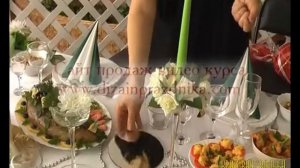 Пример оформление свадебного стола