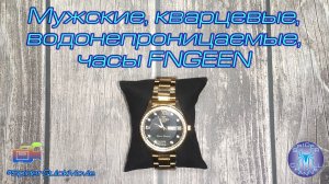 Мужские водонепроницаемые кварцевые часы FNGEEN | SpiderChannel | FullHD | 197