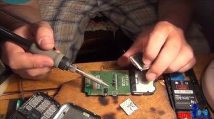 Как поменять дисплей на телефоне Fly DS125.