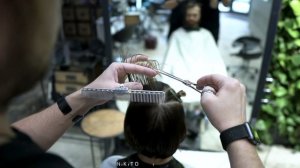 HOW TO CUT LONG MEN'S HAIR, long men's haircut tutorial - NIKITOCHKIN