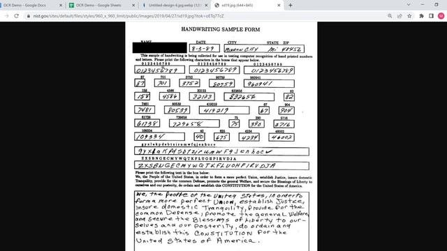 How to extract text from document or forms to Google Docs or Google Sheets using OCR