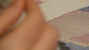 Как вышивать, чтобы бисер ложился ровно. How to embroider properly . Вышивка бисером для новичков.