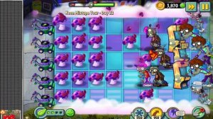 Tanaman Spore Shroom versus Arcade Zombie||PVZ2||Neon_Mixtape_Tour||Day 22||2022