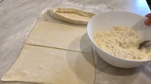 Ленивые ХАЧАПУРИ ИЗ СЛОЕНОГО ТЕСТА ☆ Хачапури за 10 минут