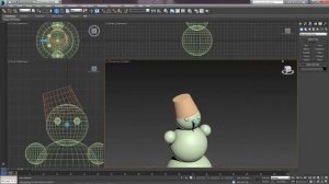 3D Max. Упражнение №3. Стандартные примитивы. Снеговик.