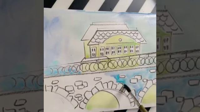 Рисуем городской пейзаж