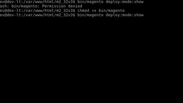bin/magento Permission denied смотреть онлайн