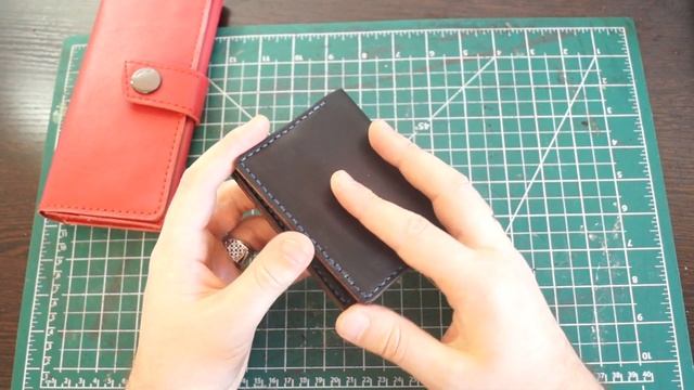 Кошельки ручной работы из натуральной кожи.Обзор новых изделий из кожи. смотреть онлайн