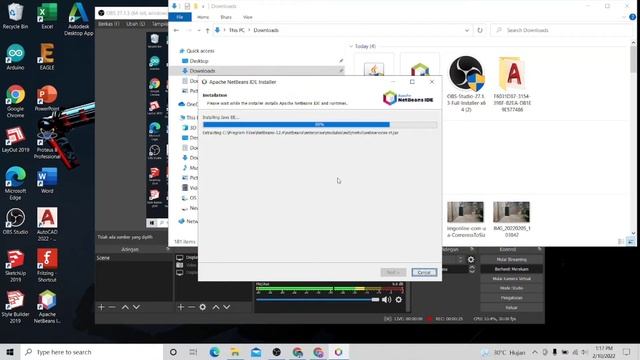 Tutorial download dan instal software java dan netbeans. смотреть онлайн