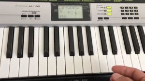 Обучающий синтезатор CASIO LK-135 с подсветкой