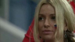 Болельщица Матча Россия - Чехия EURO 2012