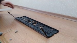 Ремонт рамки для госномера автомобиля