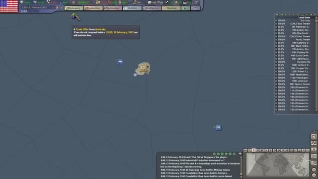 Hearts of Iron 3 - United States of America - Ep 12 [Preparing to Invade Wake Island] смотреть онлайн