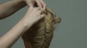 Прическа : Двойная французская ракушка. Double French Twist