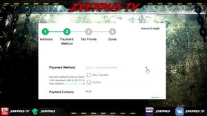 Как вывести деньги с Trovo - Вывод средств - Заполнение форм